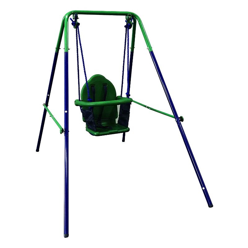 Photo 1 of BSW02-UNB Toddler Baby Swing Portable Indoor Outdoor Folding Safety Chair
