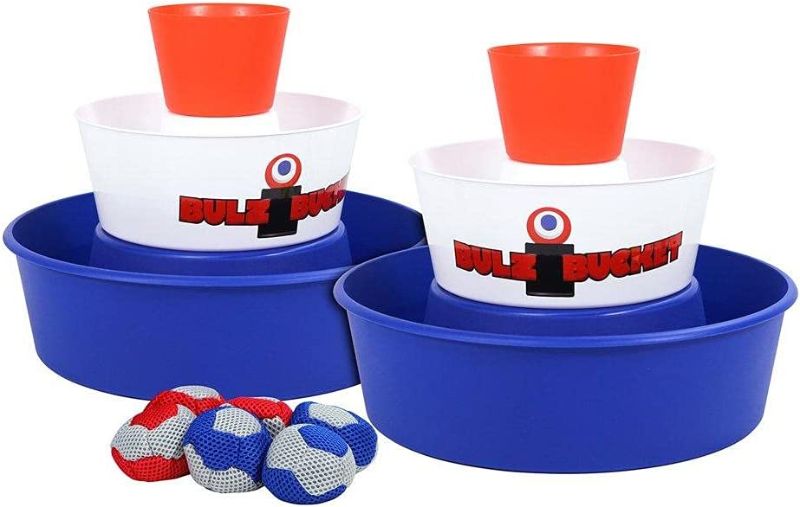 Photo 1 of BULZiBUCKET Beach, Tailgate, Camping, Yard Game Indoor/Outdoor by Water Sports, Perfect for Family Game Night, Outdoor Games, Red/White/Blue
**USED** **NASTY**
