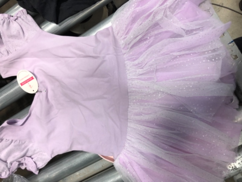 Photo 1 of **SIMILAR TO STOCK PHOTO**
LITTLE GIRL 4/5 T
Zaclotre Kid Girls Ruffle Sleeve Ballet Skirted Leotard Shiny Dance Tutu Dresses
