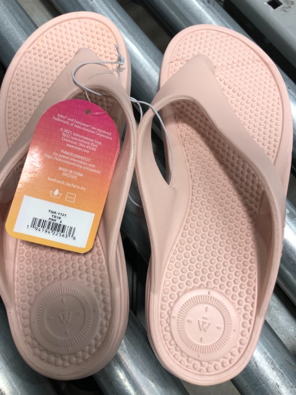 Photo 3 of **size 8**
totes Solbounce Women's Sandals, Lightweight Flip Flops With Springy All-Day Support And A Soft Textured Footbed
