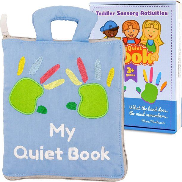 Photo 1 of Montessori Fabric Quiet Book for Toddlers - Toddler Busy Book with Touch