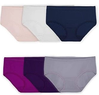 Photo 1 of Fruit of the Loom Women's Seamless Underwear medium 6