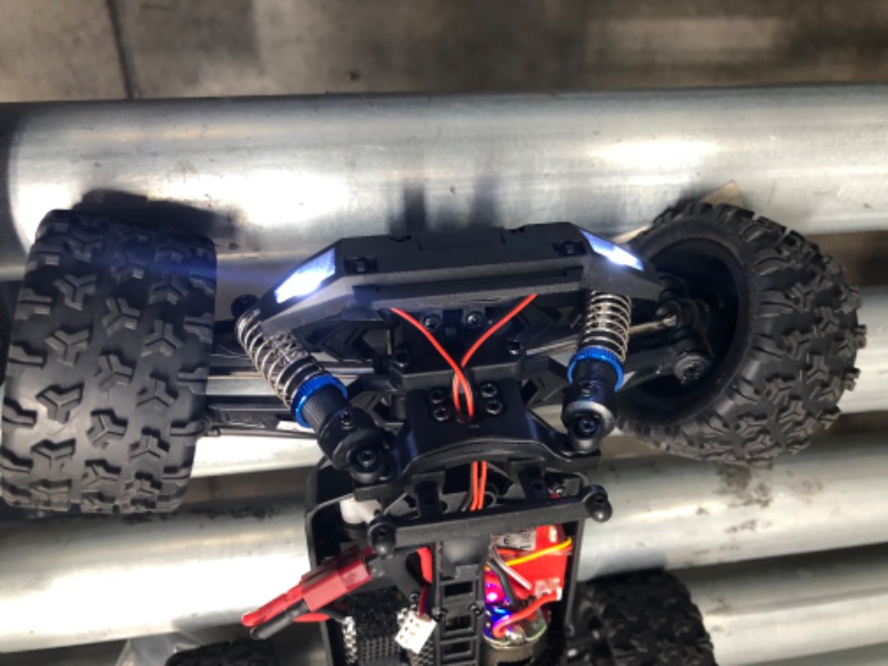 Photo 3 of HAIBOXING 1:18 Scale All Terrain RC Car 18859E, 36 KPH High Speed 4WD Electric Vehicle with 2.4 GHz Remote Control, 4X4 Waterproof Off-Road Truck with Two Rechargeable Batteries