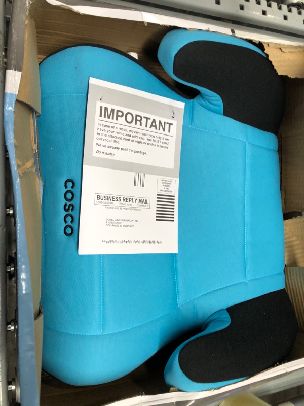 Photo 2 of Cosco Topside Backless Booster Car Seat, Turquoise