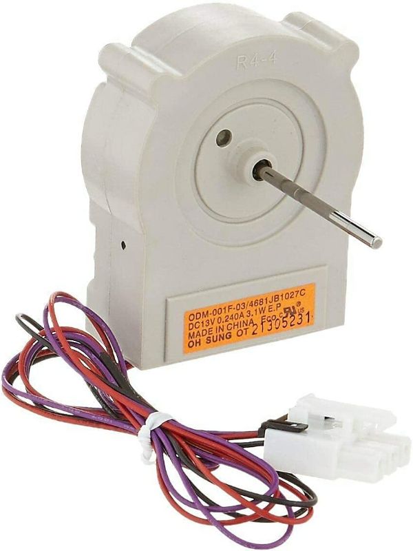Photo 1 of Primeco 4681JB1027C Compatible Replacement Evaporator Fan Motor Refrigerator by OEM Parts Manufacturer, AP4507961, PS3523323
