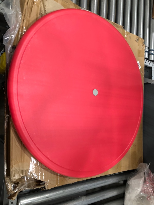 Photo 2 of Adjustable Height Round Plastic Activity Table 33, Red