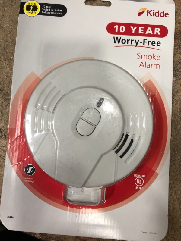 Photo 2 of 10 Year Worry-Free Smoke Detector, Lithium Battery Powered, Smoke Alarm
