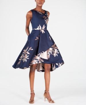 Photo 1 of Adrianna Papell Jacquard Fit & Flare Dress SIZE 14