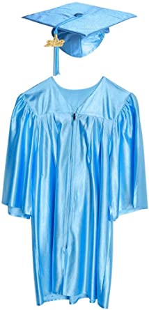 Photo 1 of Happy Graduates Preschool and Kindergarten Graduation Cap, Gown, Tassel and 2022 and 2023 Charm Sets large
 