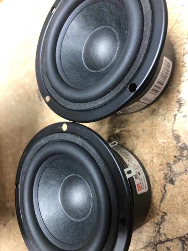 Photo 2 of 2pcs 3.5" Inch 4/8Ohm 15W HIFI Full Range Audio Speaker Stereo Loudspeaker 89mm
