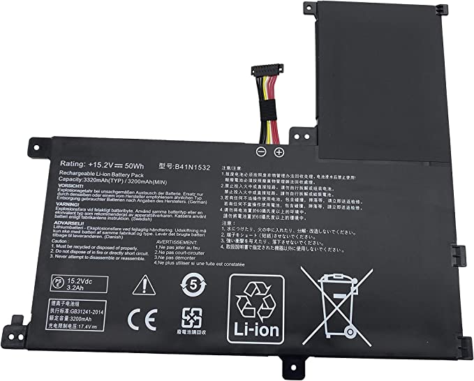 Photo 1 of Aluo B41N1532 New Laptop Battery compatable with Asus Zenbook Flip UX560 UX560UA UX560UA-1B Q504U Q504UA Q504UA-BBI5T12 Q504UA-BHI5T13 Q504UA-BI5T26 Q504UA-BHI7T21 Series 15.2V 50Wh
