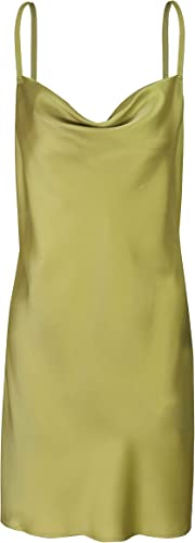 Photo 1 of COMFY ONE Womens Satin Dress Draped Cowl Neck Slip Dress Sexy Elegant Straps Midi Party Dress
large