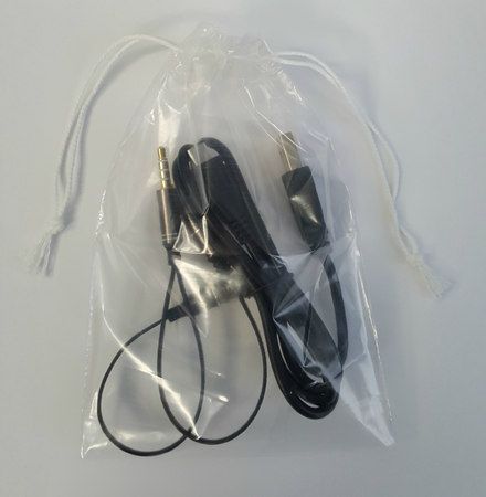 Photo 1 of 8 X 10, 2 Mil Clear Drawstring Bags
