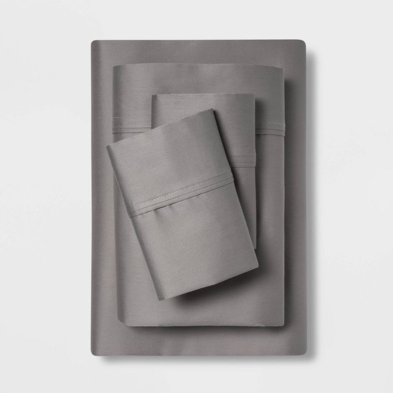 Photo 1 of 400 Thread Count Solid Performance Sheet Set - Threshold™
