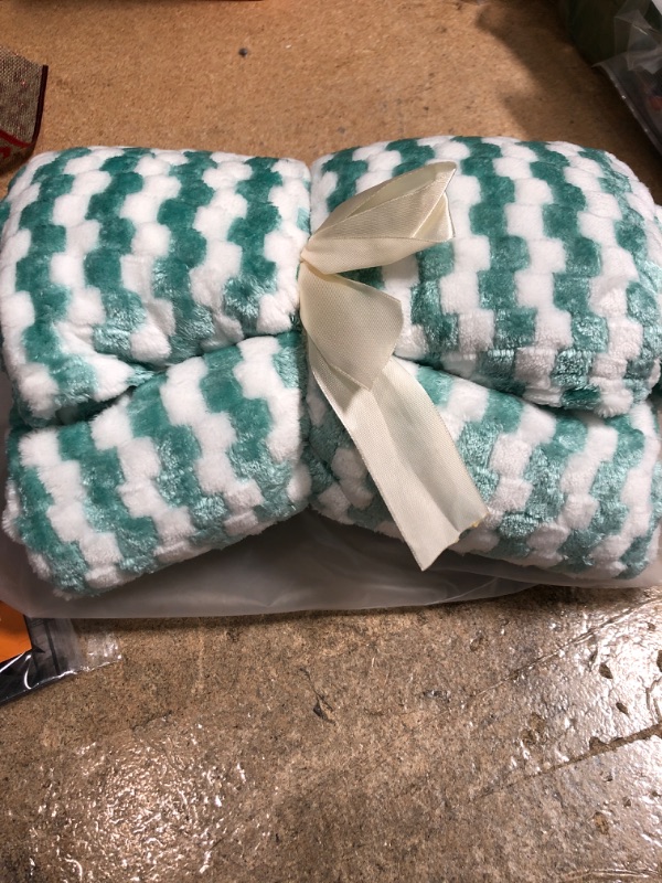 Photo 2 of Baby Blanket Flannel, Cozy Throw Blankets for Newborn Infant and Toddler, Super Soft and Warm Receiving Baby Blanket for Crib Stroller(Grid Green 40*60")
