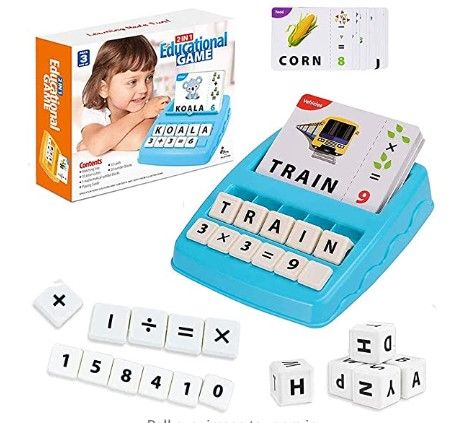 Photo 1 of (x2) Educational Toys for Kids, Matching Letter Game for Kids Spelling Games for Kids Ages Preschool Kindergarten Learning Toys Stocking Fillers Xmas Gifts
