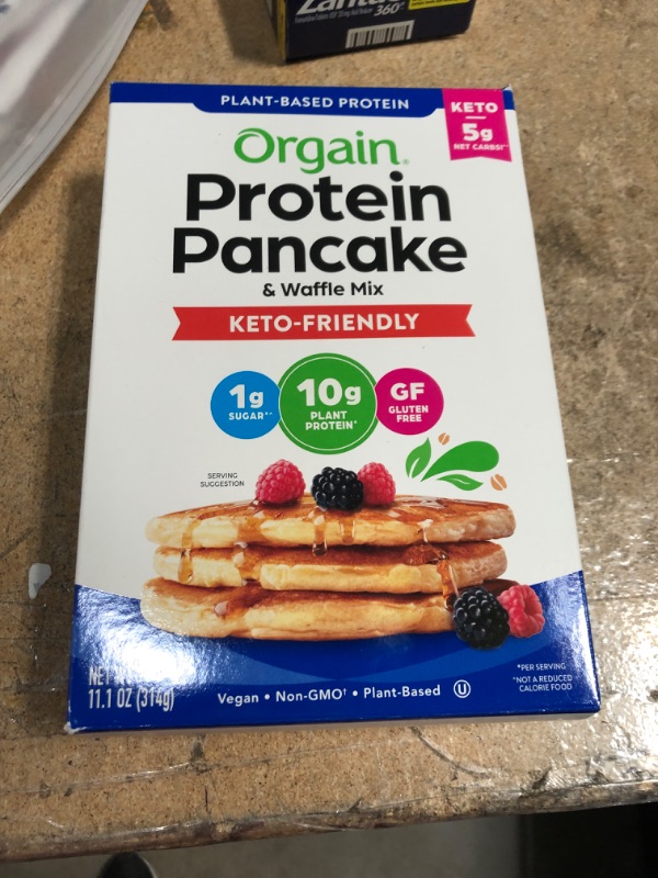 Photo 3 of **EXPIRES SEP16/2022** Orgain Protein Pancake & Waffle Mix
