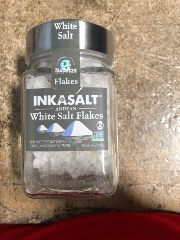 Photo 2 of ** EXPIRES YEAR OF 2030** NATIERRA InkaSalt White Salt Flakes | 5 Ounce
SET OF 4