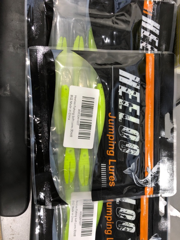 Photo 2 of 3 PACK - Heeloo Fishing Lures?Swimbaits for Bass Fishing ,Shad Soft Lures, Trout,Walleye Weedless Fishing Booby Bait?Animated Lure for Saltwater,Freshwater
