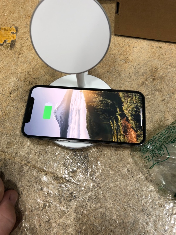 Photo 3 of 3 in 1 Wireless Charging Station for Multiple Devices, 15W Fast Wireless Mag Charger Stand for Apple iPhone 12 13 Pro Max/Pro/Mini, Mag Safe Charger for Apple Watch 7/SE/6/5/4/3/2, AirPods Pro/3/2