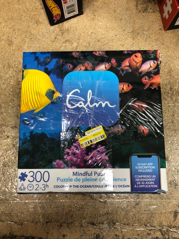 Photo 1 of Calm 300 Piece Jigsaw Puzzle for Relaxation, Stress Relief and Mood Elevation, for Adults and Kids Ages 8 and Up, Calm Coral
