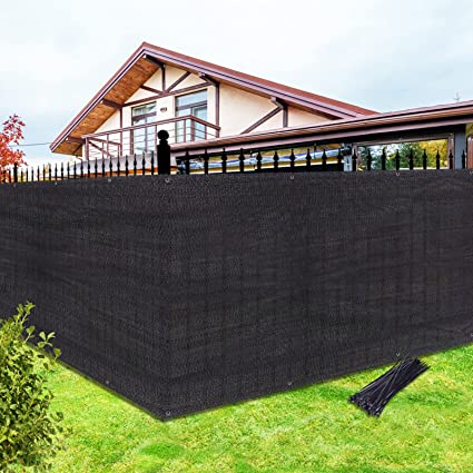 Photo 1 of  Privacy Fence Screen 6' x 50' Windscreen, Heavy Duty for Commercial and Residential Sunblock Shade Cloth for Patio, Plants