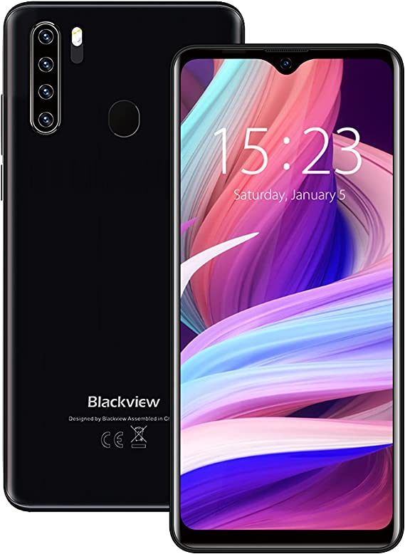 Photo 1 of Unlocked Smartphones, Blackview A80 Plus, Dual sim Unlocked Cell Phones, Bundle Android 10 OS 4GB+64GB ROM, 6.5" HD+, Fingerprint Face Detection, 4680mAh Capacity Battery, 4G tmobile Android Phone
