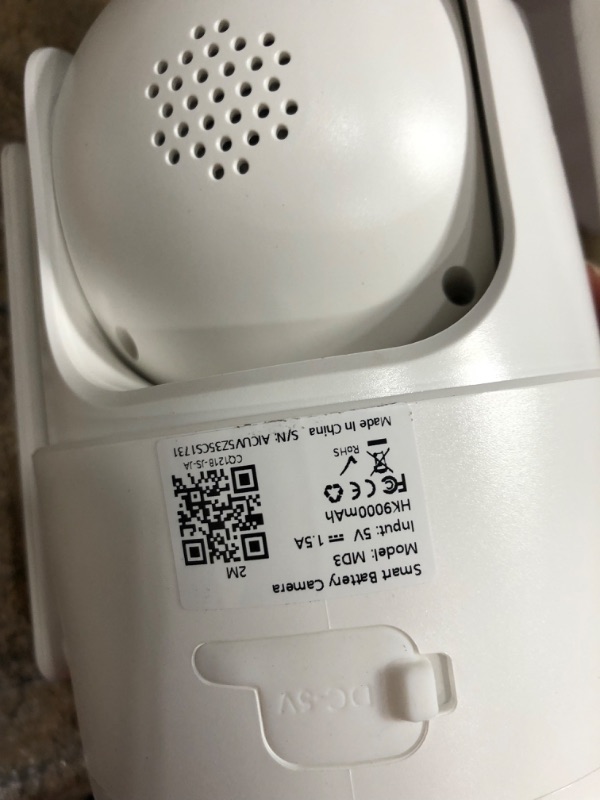 Photo 1 of Cameras for Home Security, Security Cameras Wireless Outdoor, Rechargeable Battery Powered 360° PTZ Home Security Cameras, with Siren, Spotlight, Color Night Vision, AI Motion Detection, 2.4G WiFi
