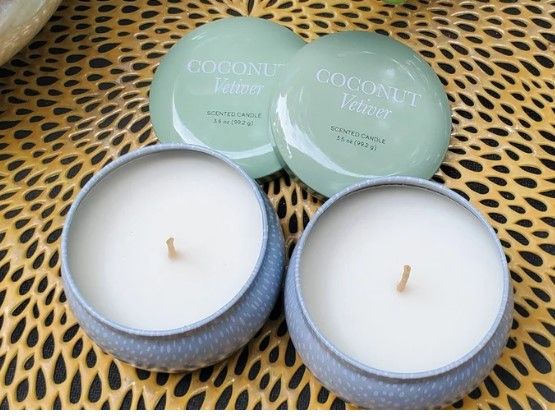 Photo 1 of 6 New Scented candle Coconut Vetiver 3.5 oz 