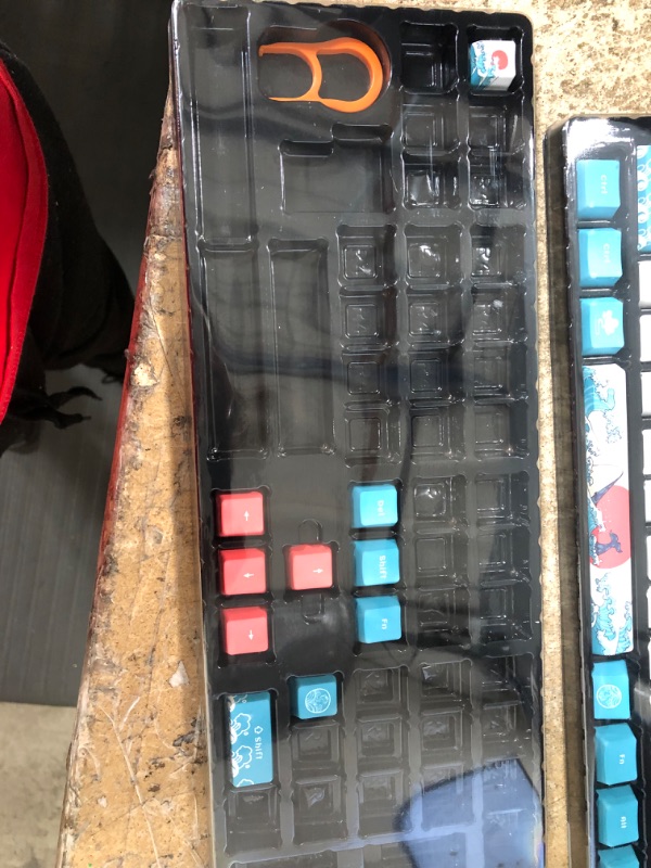 Photo 3 of SDYZ Custom Keycaps-Keycaps 60 Percent, Suitable for GK61/GK64/RK61/Anne/GH60 /ALT61 Mechanical Keyboards, 71 Key Set, OEM Profile PBT Keycaps (Coral Sea Keycaps)
