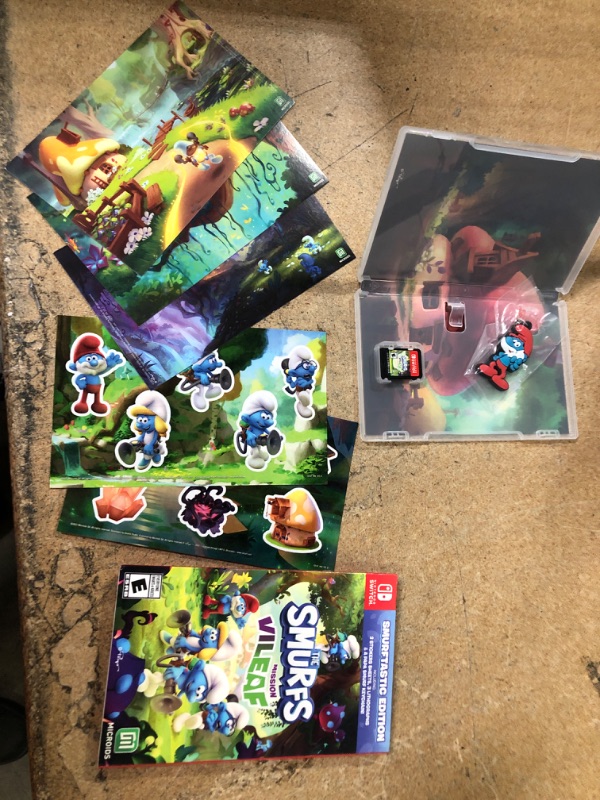 Photo 3 of The Smurfs: Mission Vileaf Smurftastic Edition - Nintendo Switch

