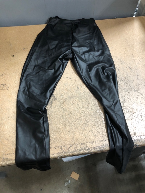 Photo 1 of SIZE 10 LEATHER LEGGINGS