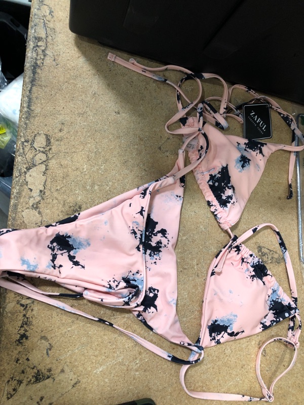 Photo 1 of zaful swimsuits for women PINK TIE DYE MEDIUM.