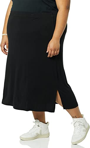 Photo 1 of Amazon Essentials Women's Pull-On Knit Midi Skirt SMALL
