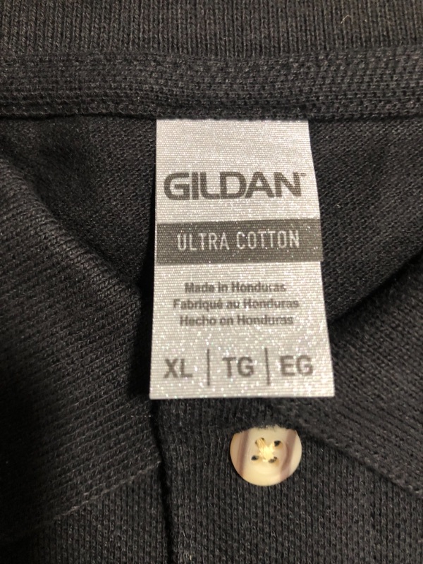 Photo 3 of Gildan Men's Ultra Cotton Pique Sport Shirt, Style G3800, 2-Pack XL.
