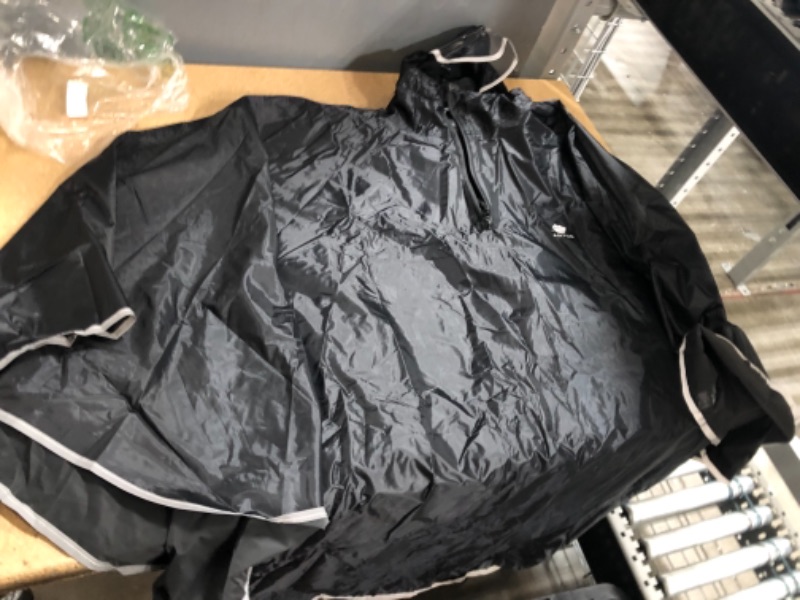 Photo 1 of Anyoo Waterproof Rain Poncho Lightweight Reusable Hiking Hooded Coat Jacket for Outdoor Activities
