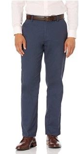 Photo 1 of Amazon Essentials Men's Classic-Fit Wrinkle-Resistant Flat-Front Chino Pant NAVY
32W 30L