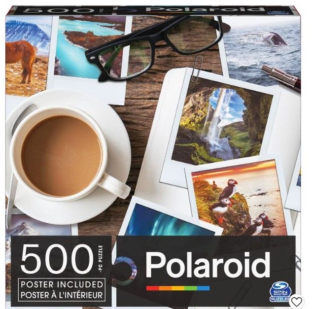 Photo 1 of (X2) Polaroid Icelandic Adventure Jigsaw Puzzle - 500pc
