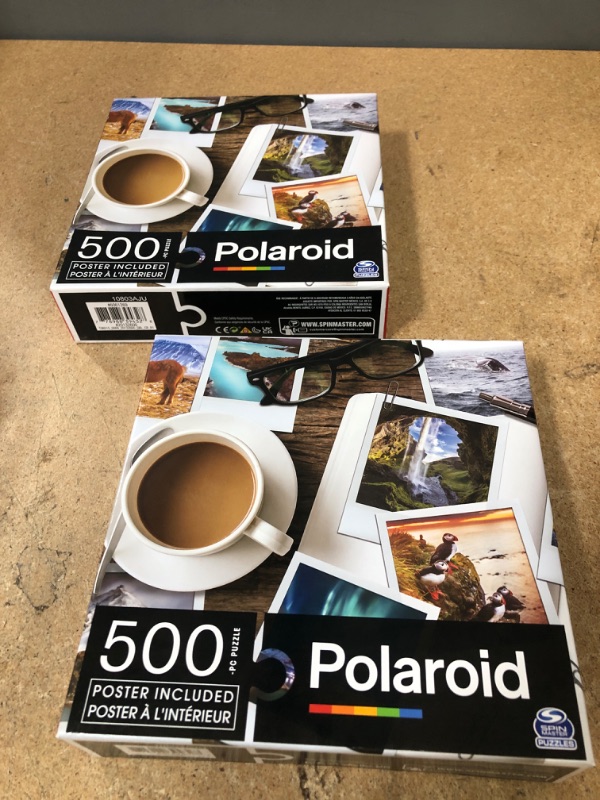 Photo 2 of (X2) Polaroid Icelandic Adventure Jigsaw Puzzle - 500pc