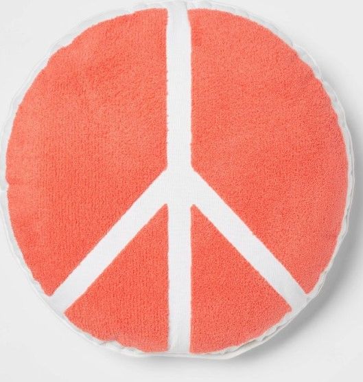 Photo 2 of (X2) Peace Throw Pillow - Pillowfort