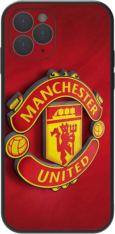 Photo 1 of Cool iPhone 11 Pro Men’s Football Club Players’ Mobile Phone Cases are Luxurious, Cool and Soft TPU Silicone Ultra-Thin Shockproof Protective Cover
