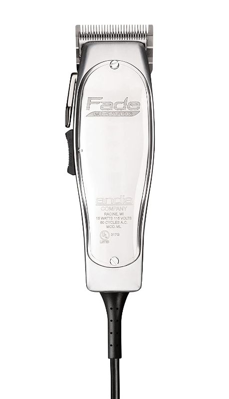 Photo 1 of Andis 01690 Professional Fade Master Hair Clipper with Adjustable Fade Blade, Silver, Chrome
