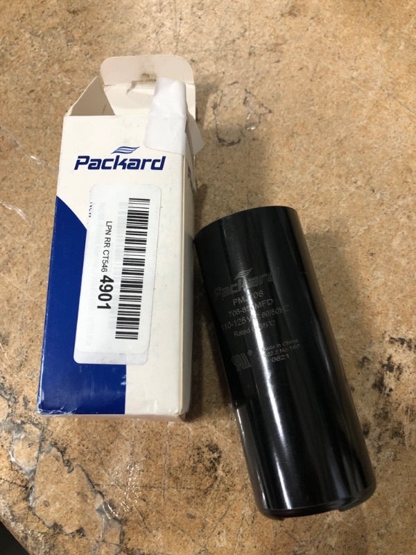 Photo 2 of PACKARD 110-125V Start Capacitor (708-850 MFD)ACK