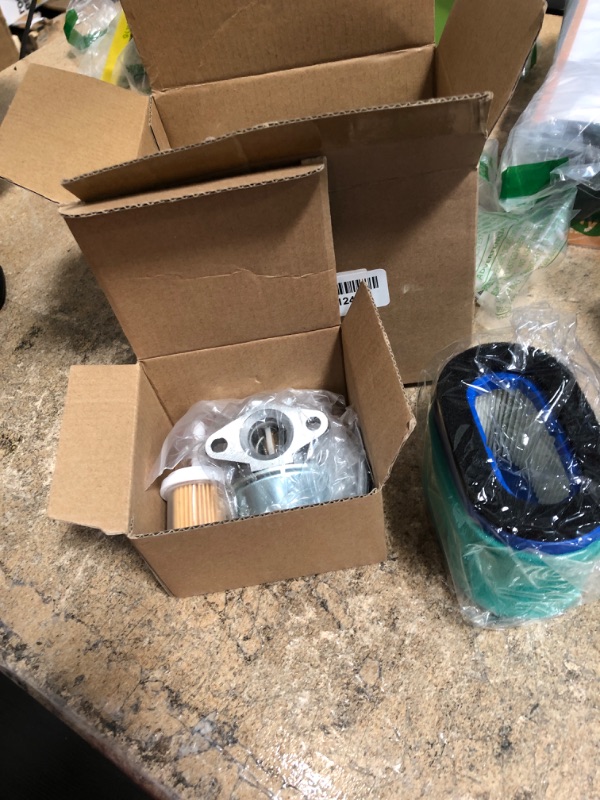 Photo 1 of Butom AM134697 JS63 Carburetor Carb for John Deere JS63C JS63E JA60 JA62 JA65 JS40 JS45 JS60 JS61 SP6211 SP6213 21-inch Walk Behind Mower with Air Filter Tune Up Kit