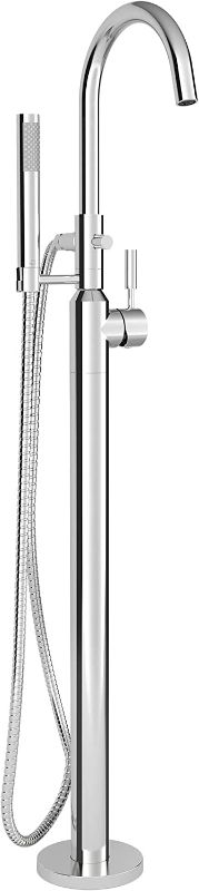 Photo 1 of American Standard 2764951.002 One-Handle Freestanding Tub Faucet with Handheld Shower, Polished Chrome