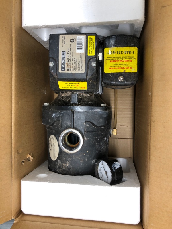 Photo 2 of ***PARTS ONLY*** Everbilt 3/4 HP Shallow Well Jet Pump by Everbilt
