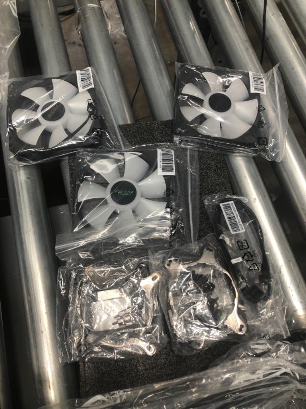 Photo 3 of ASUS ROG Strix LC II 360 ARGB All-in-one AIO Liquid CPU Cooler 360mm Radiator, Intel LGA1700, 115x/2066 and AMD AM4/TR4 Support,Triple 120mm 4-pin PWM Addressable RGB Radiator Fans