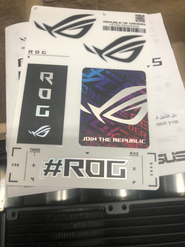 Photo 4 of ASUS ROG Strix LC II 360 ARGB All-in-one AIO Liquid CPU Cooler 360mm Radiator, Intel LGA1700, 115x/2066 and AMD AM4/TR4 Support,Triple 120mm 4-pin PWM Addressable RGB Radiator Fans