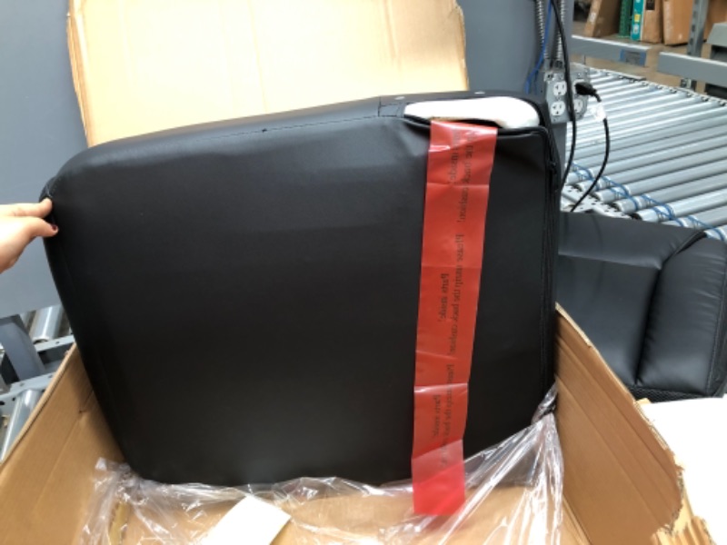 Photo 8 of Amazon Basics Classic Puresoft Padded Mid-Back Office Computer Desk Chair with Armrest - Black