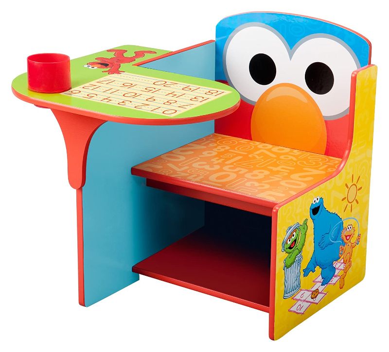 Photo 1 of Delta Children Chair Desk With Storage Bin, Sesame Street